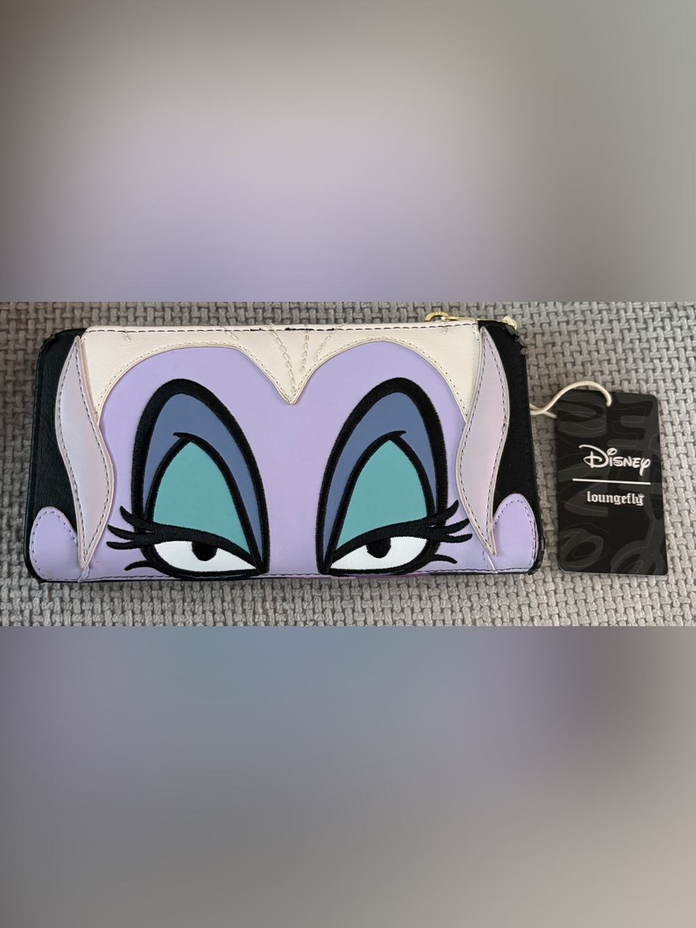 Loungefly X Disney Ursula Eyes Little Mermaid Zip Around Long Wallet
